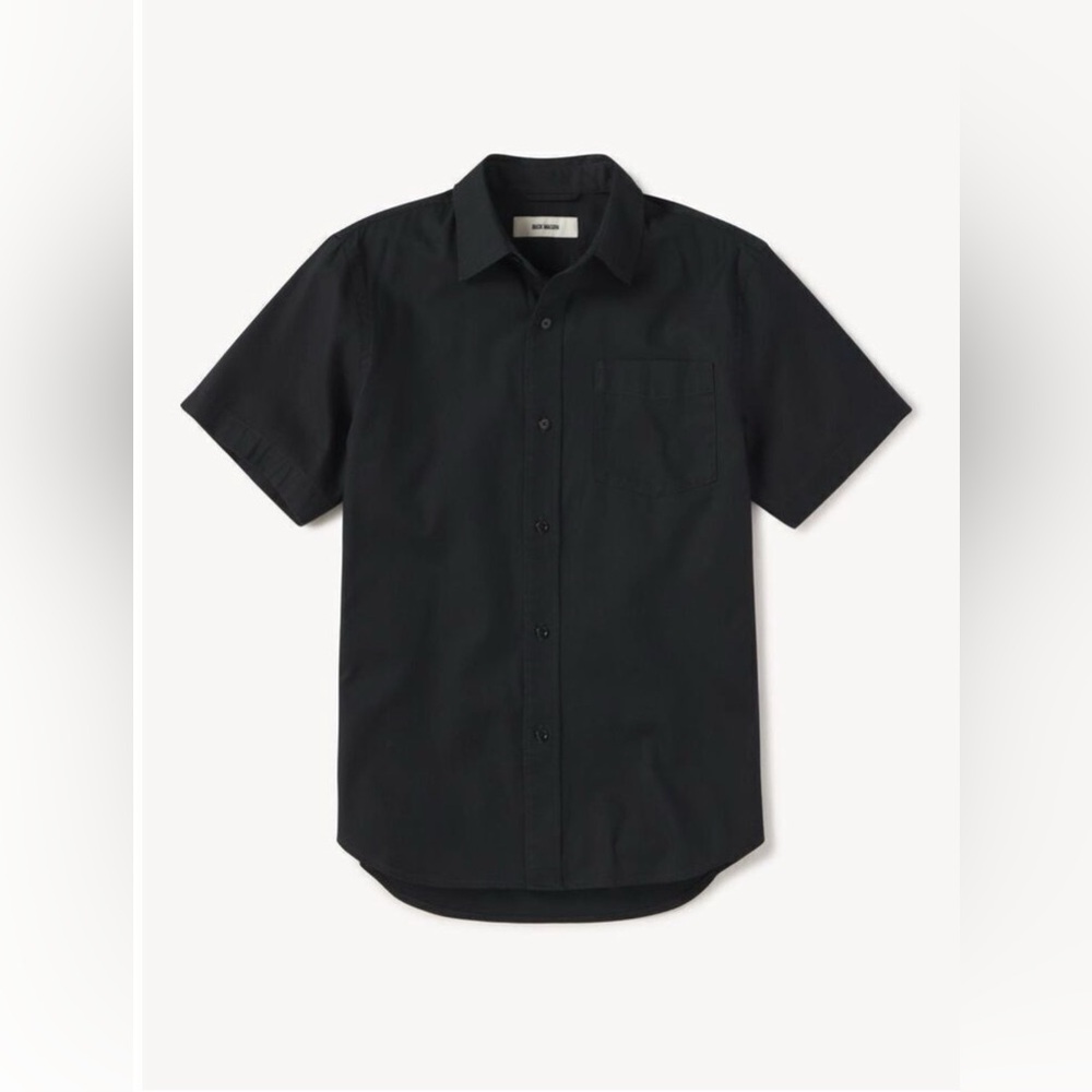 Men’s Buck Mason Draped Twill One Pocket Short Sleeve Shirt Large